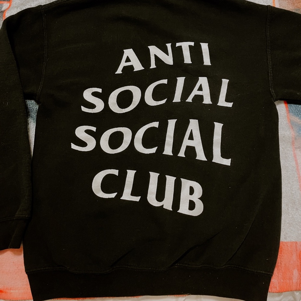 SOLD. Vintage anti-social social club W small hoodie